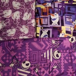 LuLaRoe Bundle TC Leggings-3 Pair Disney